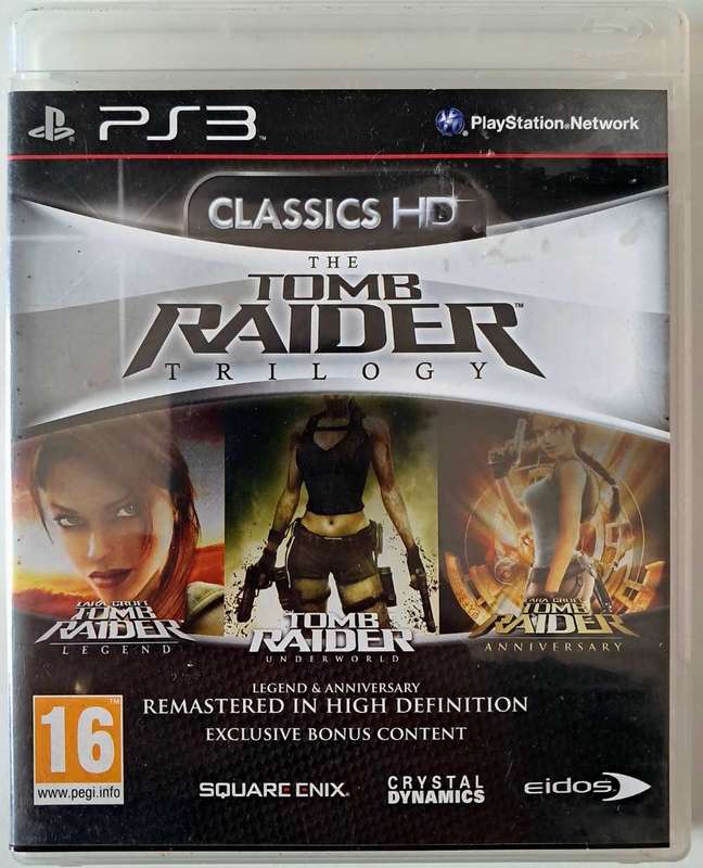 Tomb Raider Trilogy for PS3 Complete Game + Manual - Good Condition!
