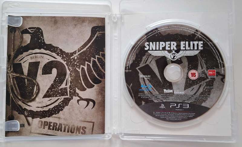 Sniper Elite V2 for PS3 Complete Game + Manual (Tested) Good Condition!