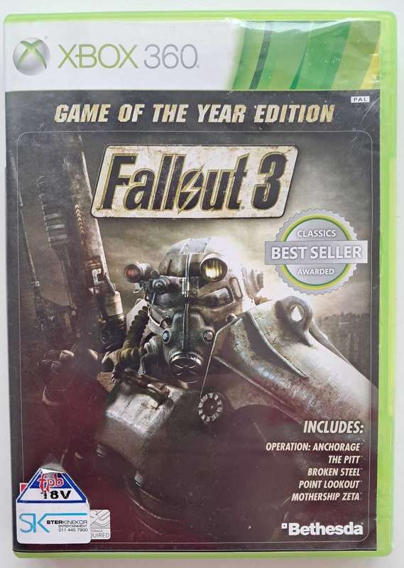 Fallout 3 [Game Of The Year] for Xbox 360 (CIB) - Good Condition!