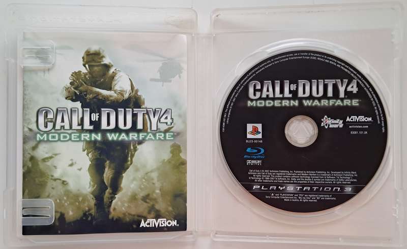 Call of Duty 4 Modern Warfare for PS3 Complete Game + Manual - Good Condition (Tested!)