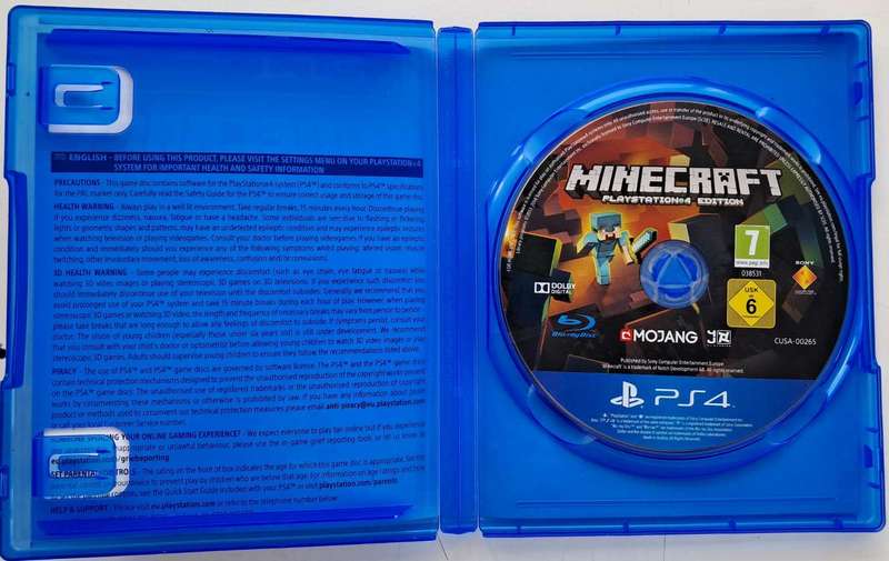 Minecraft for PS4 in Good Condition!