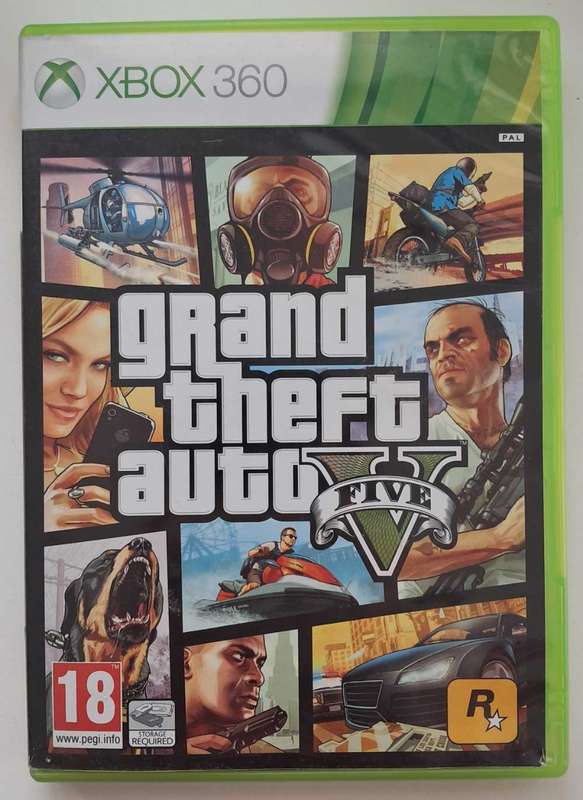 Grand Theft Auto V for Xbox360 Complete Game + Manual & Map - Good Condition!