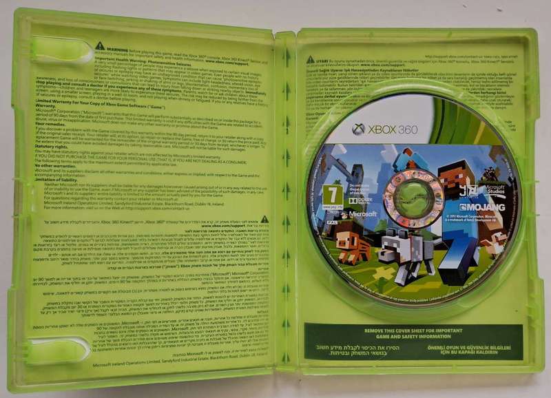 Minecraft bundle for Xbox 360 - Good Condition!