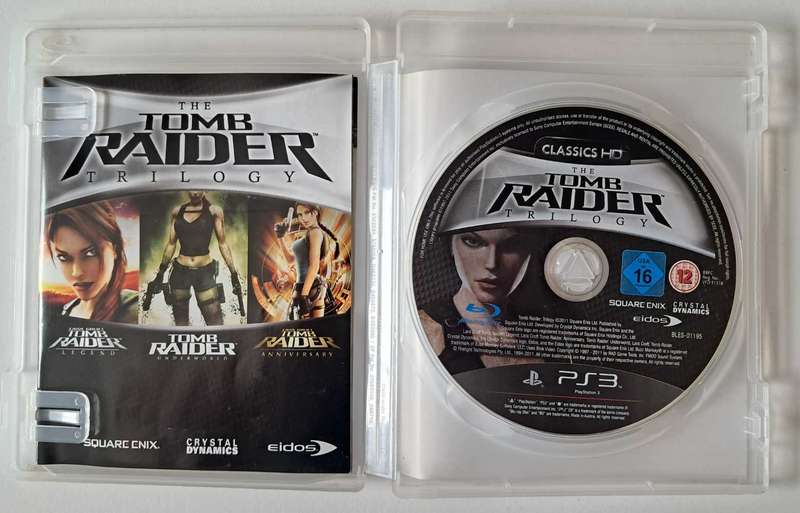 Tomb Raider Trilogy for PS3 Complete Game + Manual - Good Condition!