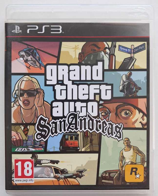 Grand Theft Auto: San Andreas for PS3 Complete Game + Map and Manual- Great Condition!