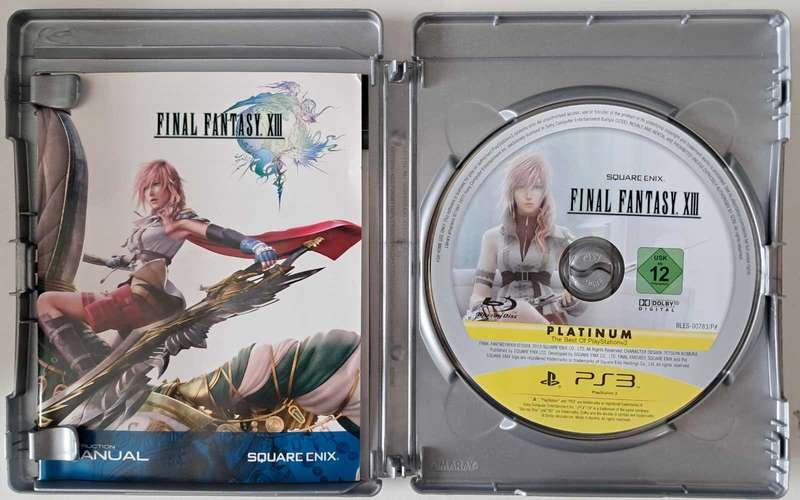 Final Fantasy XIII [Platinum] for PS3 Complete Game + Manual - Good Condition