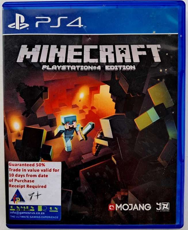 Minecraft for PS4 in Good Condition!