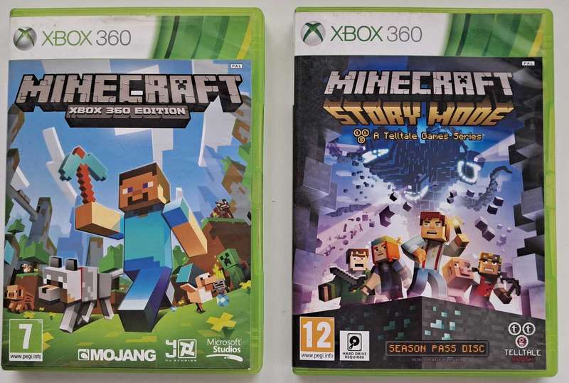 Minecraft bundle for Xbox 360 - Good Condition!