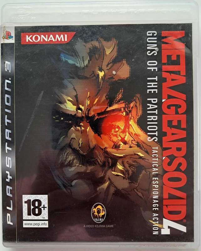 Metal Gear Solid 4: Guns Of The Patriots for PS3 Complete Game + Manual- Good Condition