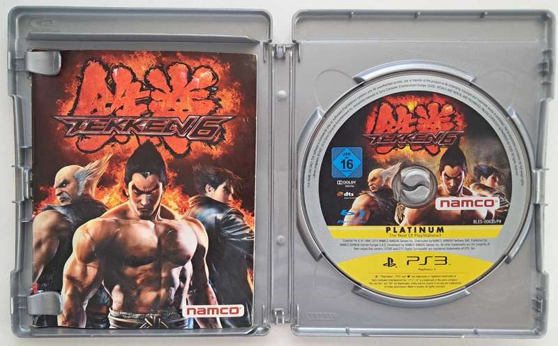 Tekken 6 [Platinum] for PS3 Complete Game + Manual (Tested) - Good Condition