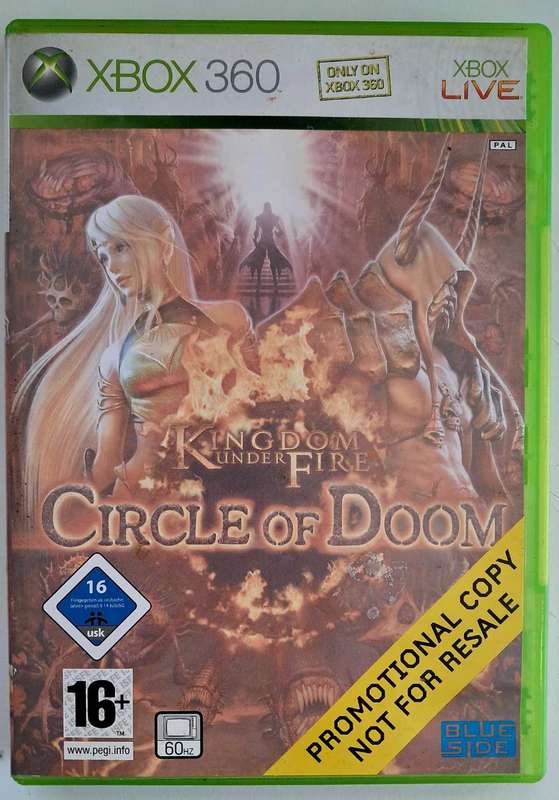 Kingdom Under Fire: Circle Of Doom for Xbox360 Complete Game + Manual - Good Condition!