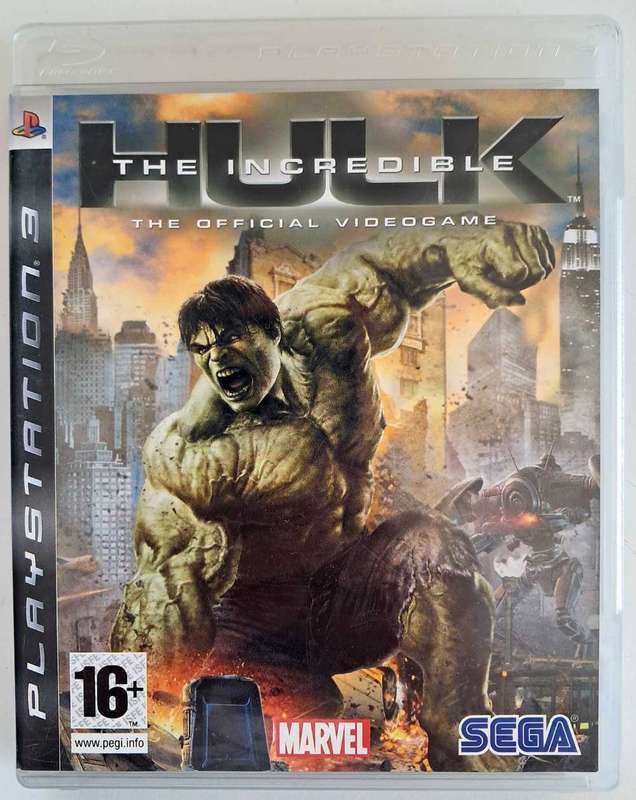 The Incredible Hulk for PS3 Complete Game + Manual (Tested) - Good Condition