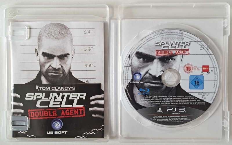 Splinter Cell: Double Agent for PS3 Complete Game + Manual  - Good Condition