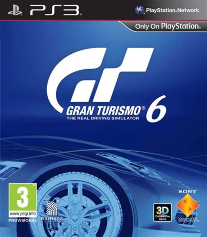 Gran Turismo 6 for PS3 Complete Game + Manual  - Good Condition!