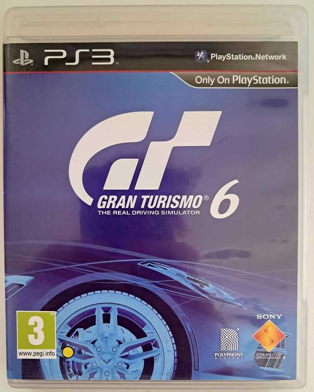 Gran Turismo 6 for PS3 Complete Game + Manual  - Good Condition!