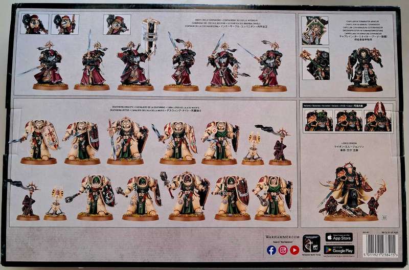 Dark Angels Battleforce: Inner Circle Task Force Warhammer 40k