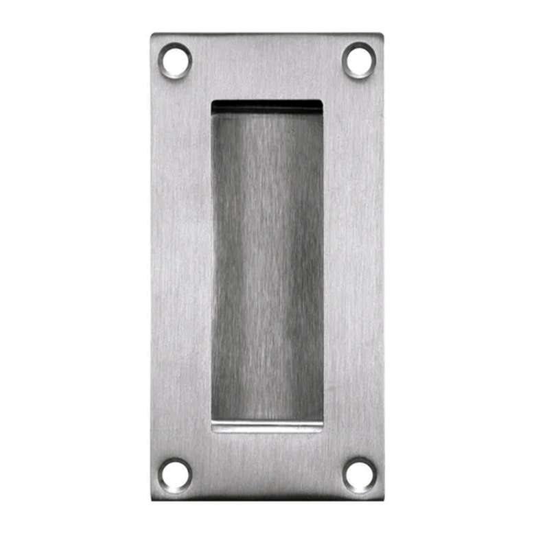 Fortis Flush Door Pull Square 51mm SS