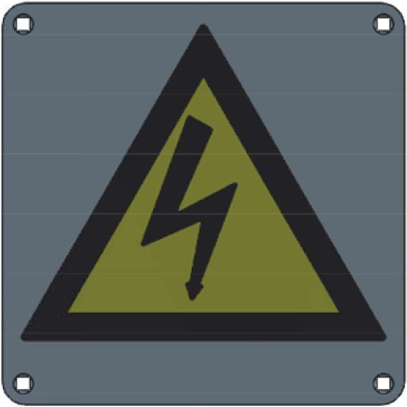 Union Engraved Plate Electric Shock