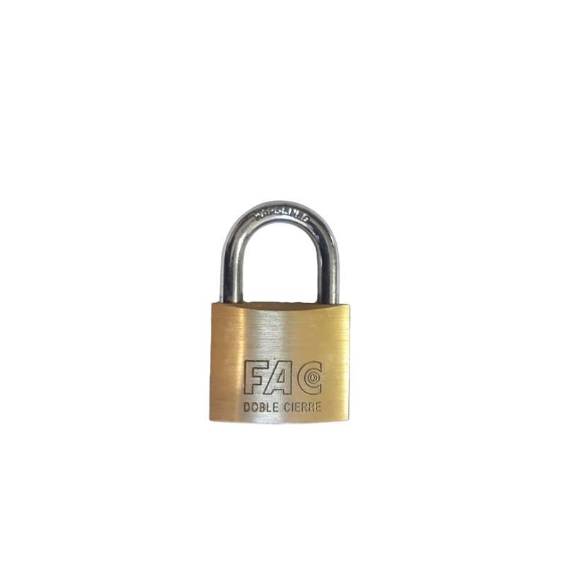 Fortis Brass Padlock 20mm Keyed Alike