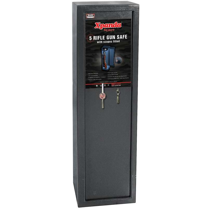 Xpanda 5 Gun Rifle Safe SABS Approved