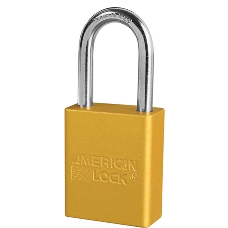 American Lock 1106 Aluminium Padlock Yellow