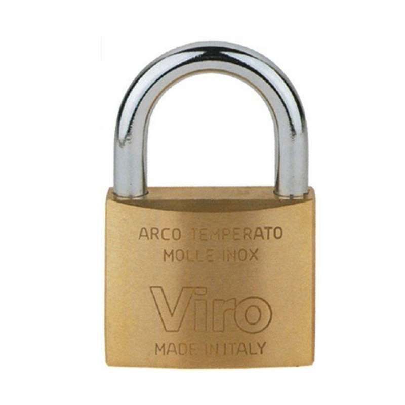Viro Brass Padlock 50mm KA - VRN0880K