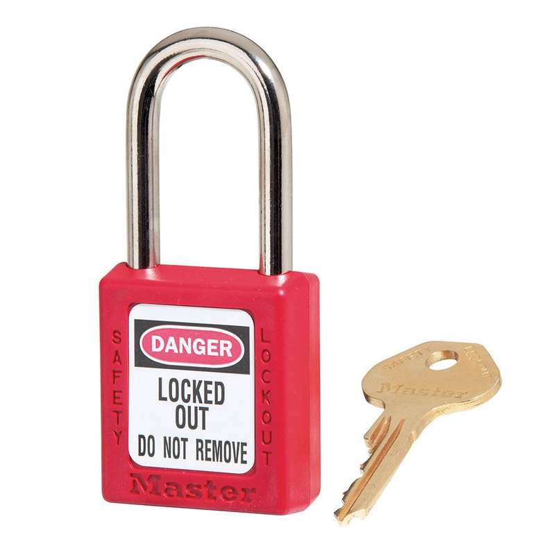 Master Lock Safety Padlock 410 Red