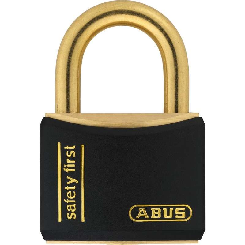 Abus T84 Inox Padlock 40mm Black KA 8402