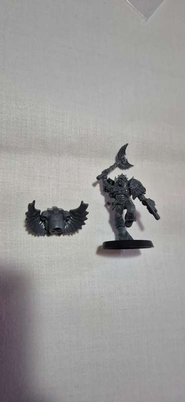 Warhammer 40k Blood Angels Chaplain With Jump Pack tabletop model