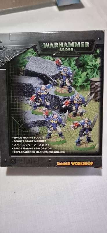Warhammer 40k Space Marine Scouts Tabletop Model