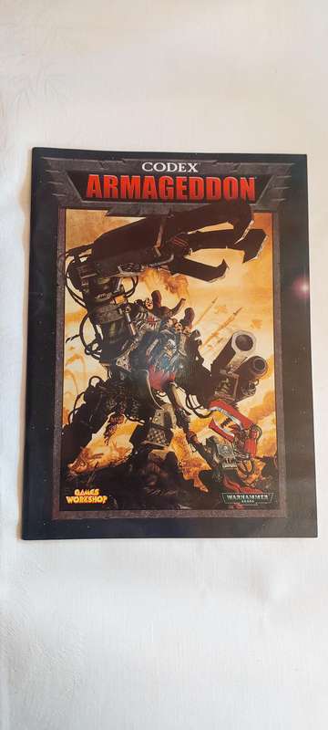 Warhammer 40k Codex Armageddon 3rd Edition Paperback