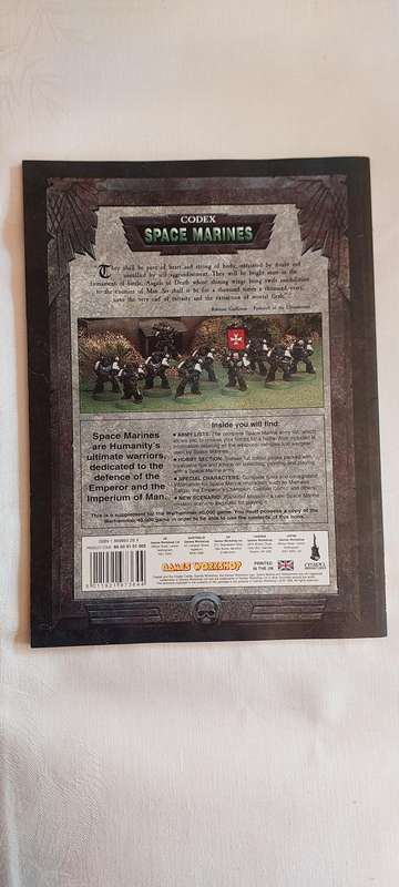 Warhammer 40k Codex: Space Marines 3rd Edition Paperback