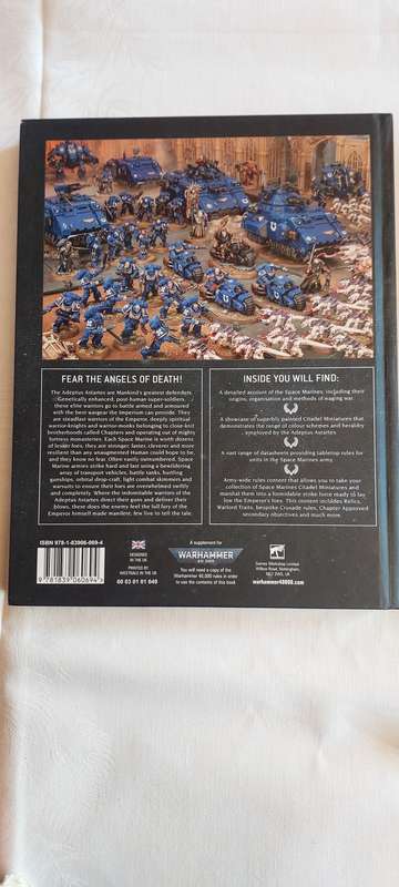 Warhammer 405 Codex Space Marines 10th Edition Hardcover