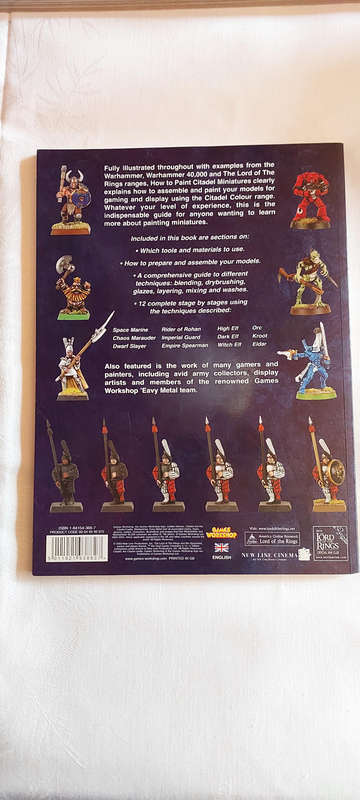 How to paint Citadel miniatures book