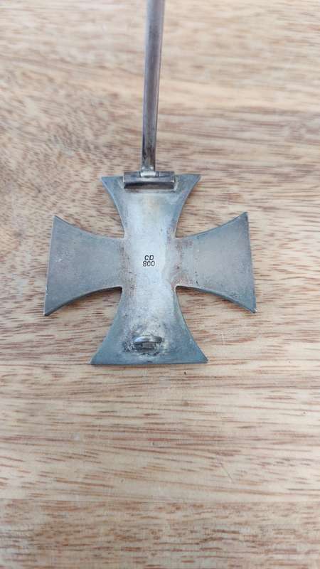 - 1st War (WW1) Iron Cross (EK1) CD 800 -
