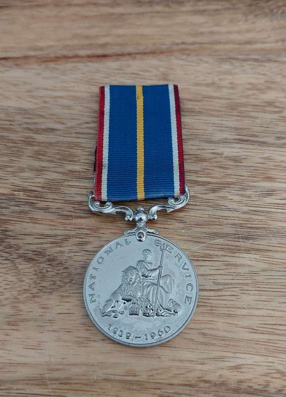 - Exceptional British National Service Medal 1939 - 1960 -