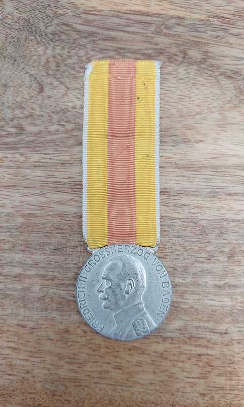 - Baden Grand Duchy, A Civil Merit Medal -