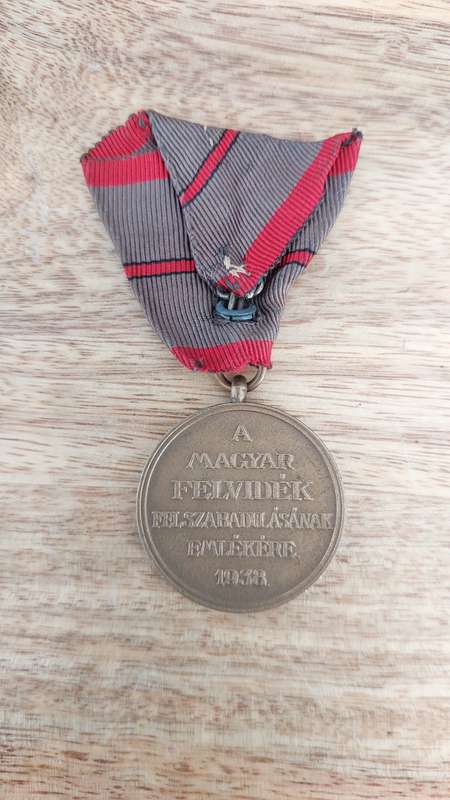 - Hungarian Kingdom WW2 Commemorative Medal, Liberation Upper Hungary 1938 -
