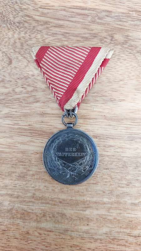 - Austria- Hungary Medal for Bravery (Der Tapferkeit) 1st Class 1864 -