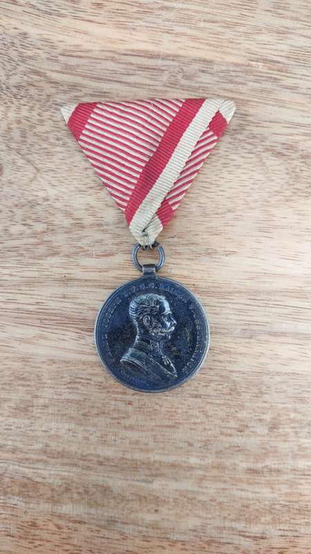 - Austria- Hungary Medal for Bravery (Der Tapferkeit) 1st Class 1864 -