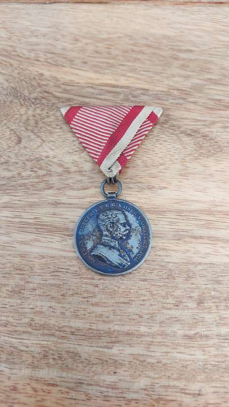 - Austria- Hungary Medal for Bravery (Der Tapferkeit) 1st Class 1864 -
