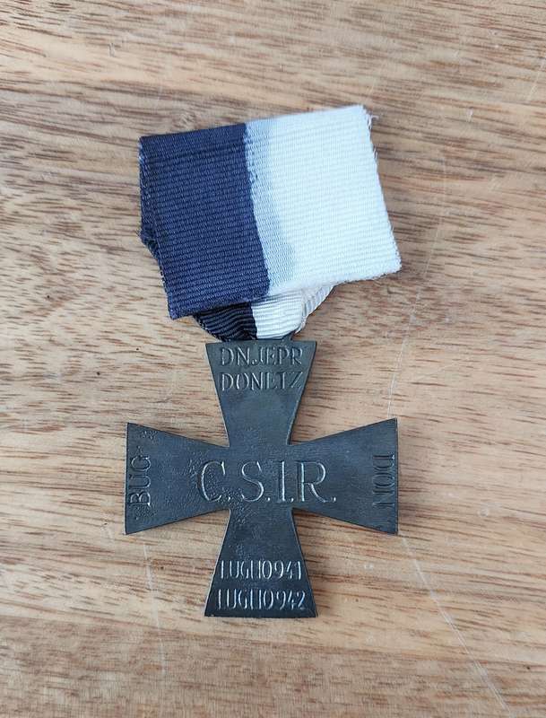 - WW2 Italian Commemorative Cross of the Italian Expeditionary Corps in Russia (Ice Cross) -