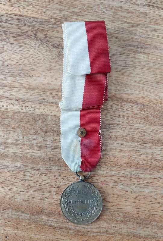 - Portugal Medics Cross on long Ribband with Cross Clasp -