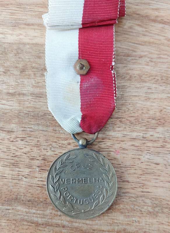 - Portugal Medics Cross on long Ribband with Cross Clasp -