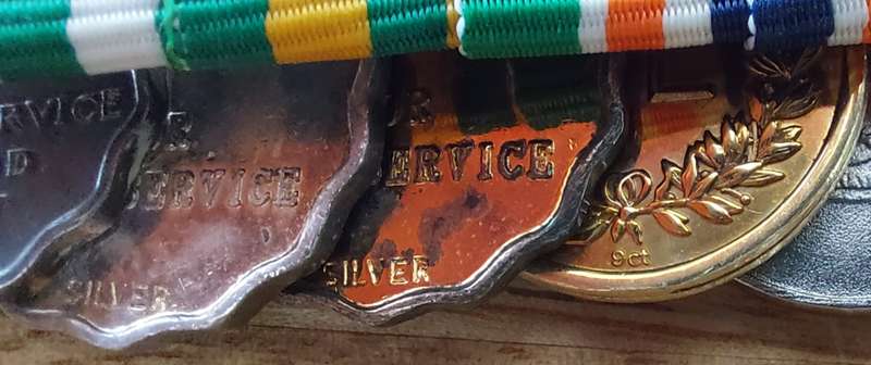Pro Merito & Long Service MINIATURE Group to RSM W.L. De Beer (Full Size Medals on Separate Auction