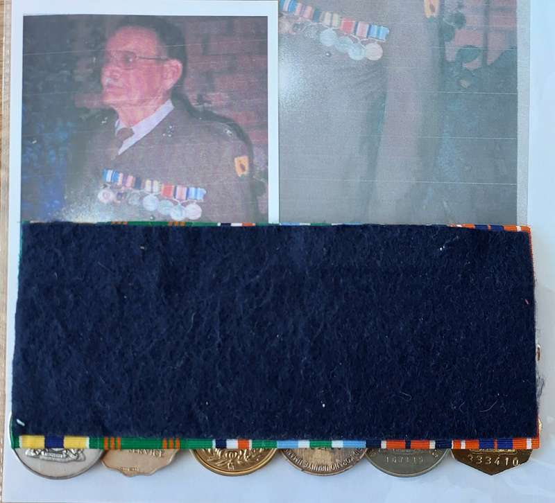 # Long Service Group of 6 x Medals to Major PW Grobbelaar Bloemfontein District #