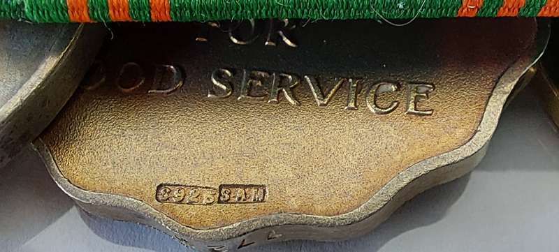 # Long Service Group of 6 x Medals to Major PW Grobbelaar Bloemfontein District #