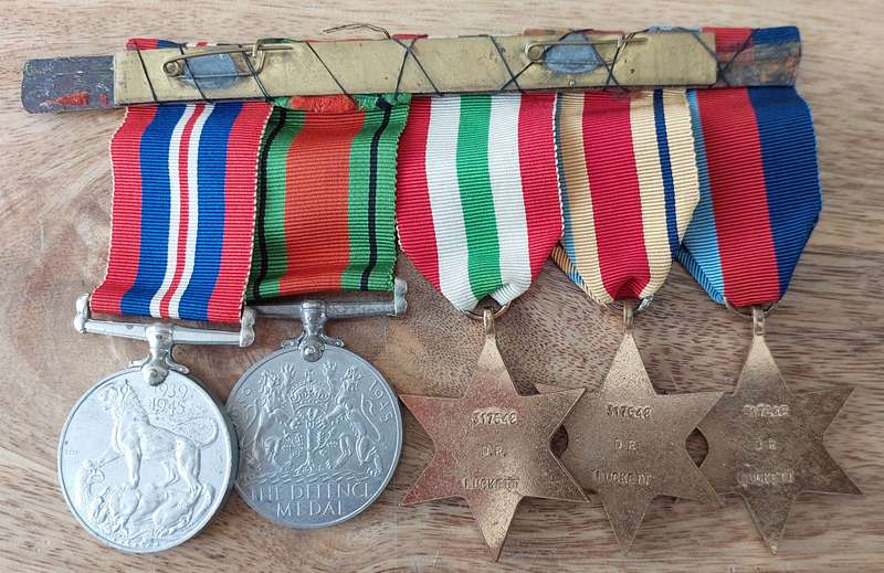# WWII Group of 5 x Medals to 317542 D.R. Luckett #