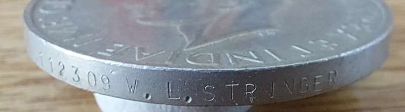 # WWII Group of 4 x Medals to 112309 W.L. Stringer #