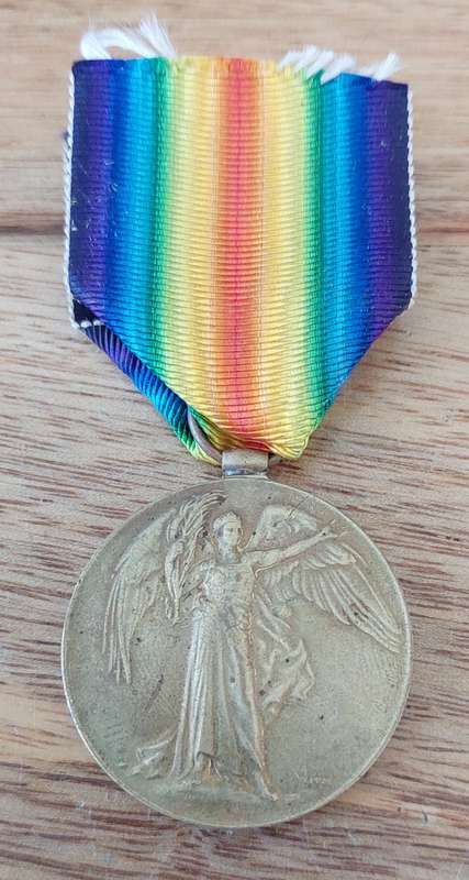 # Victory Medal to 1170 GNR. F. Weston. R.A. #